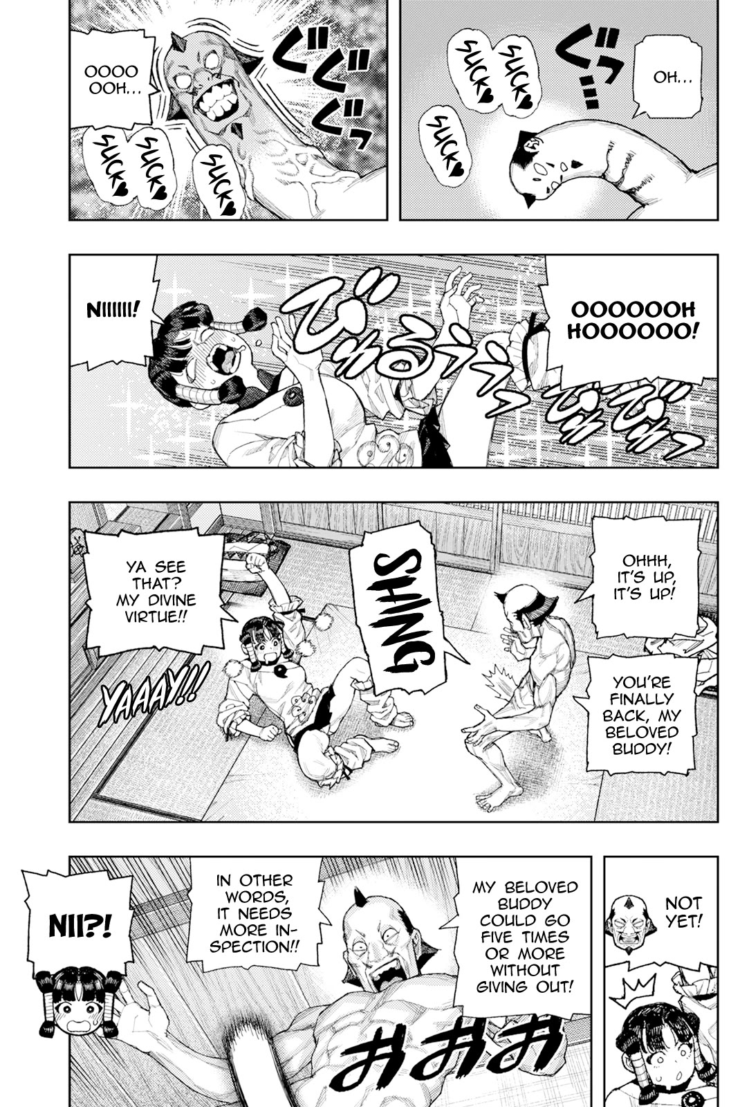 Tsugumomo Chapter 183.2 page 10 - Chapter 183.2: Ouhi and Ouna (Part 2)