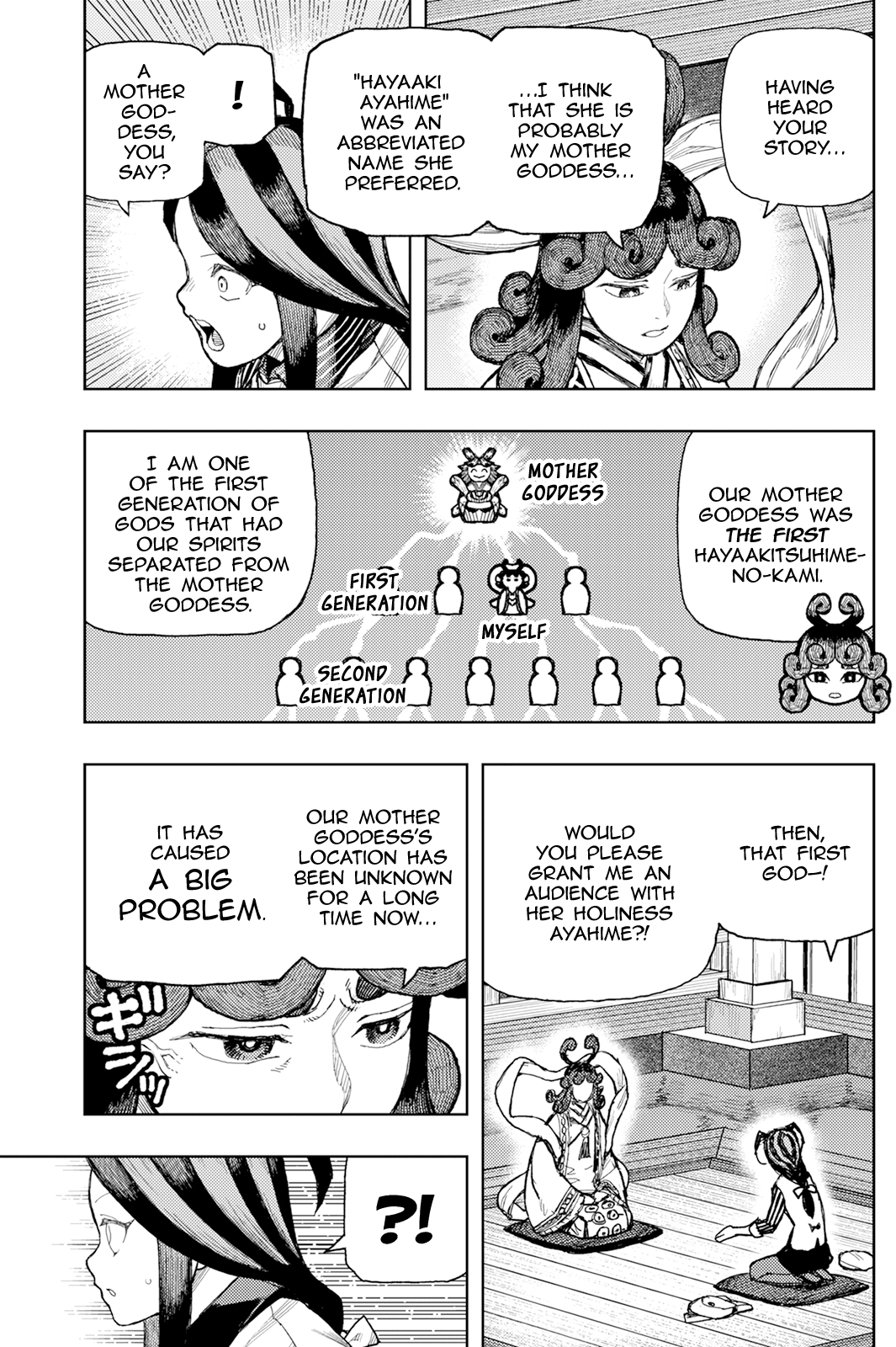 Tsugumomo Chapter 187 page 6 - Chapter 187: Ouna's Inquiry