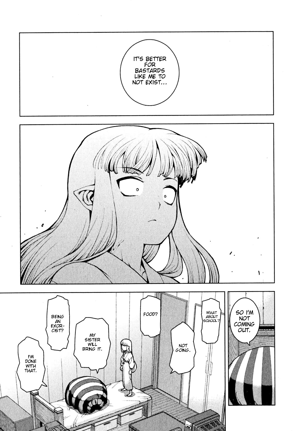 Tsugumomo Chapter 23 page 5 - Chapter 23: Naked Blanket Roll
