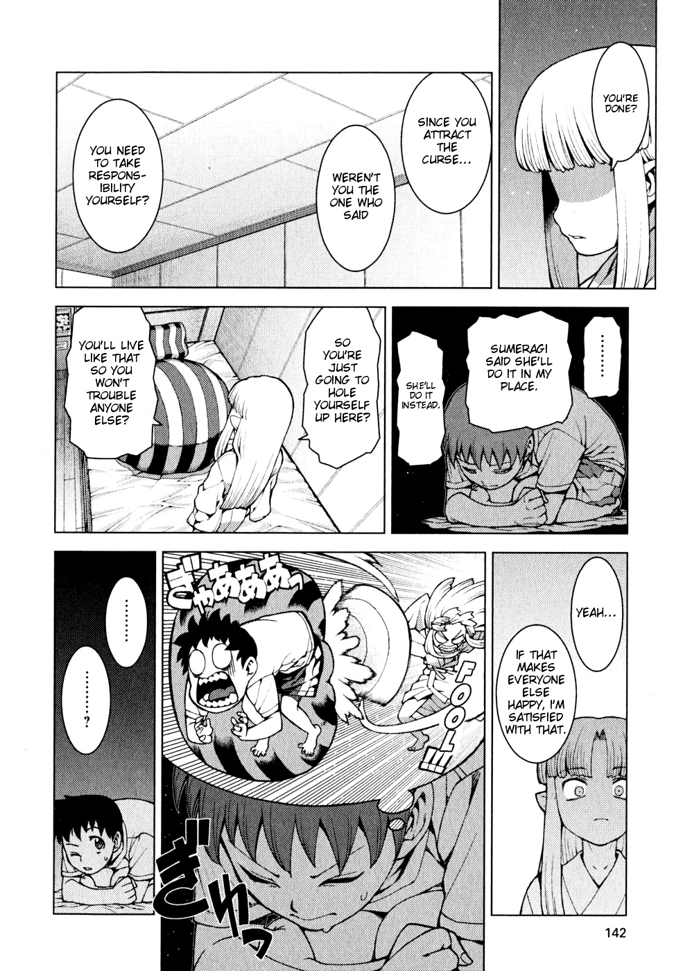 Tsugumomo Chapter 23 page 6 - Chapter 23: Naked Blanket Roll