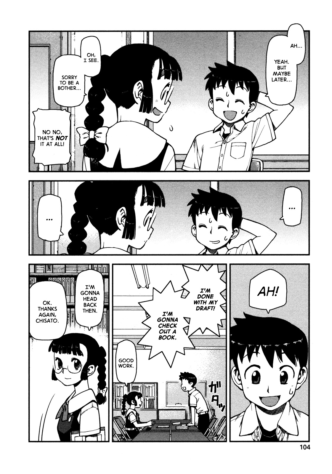 Tsugumomo Chapter 3 page 24 - Chapter 3: Library and Childhood Friend