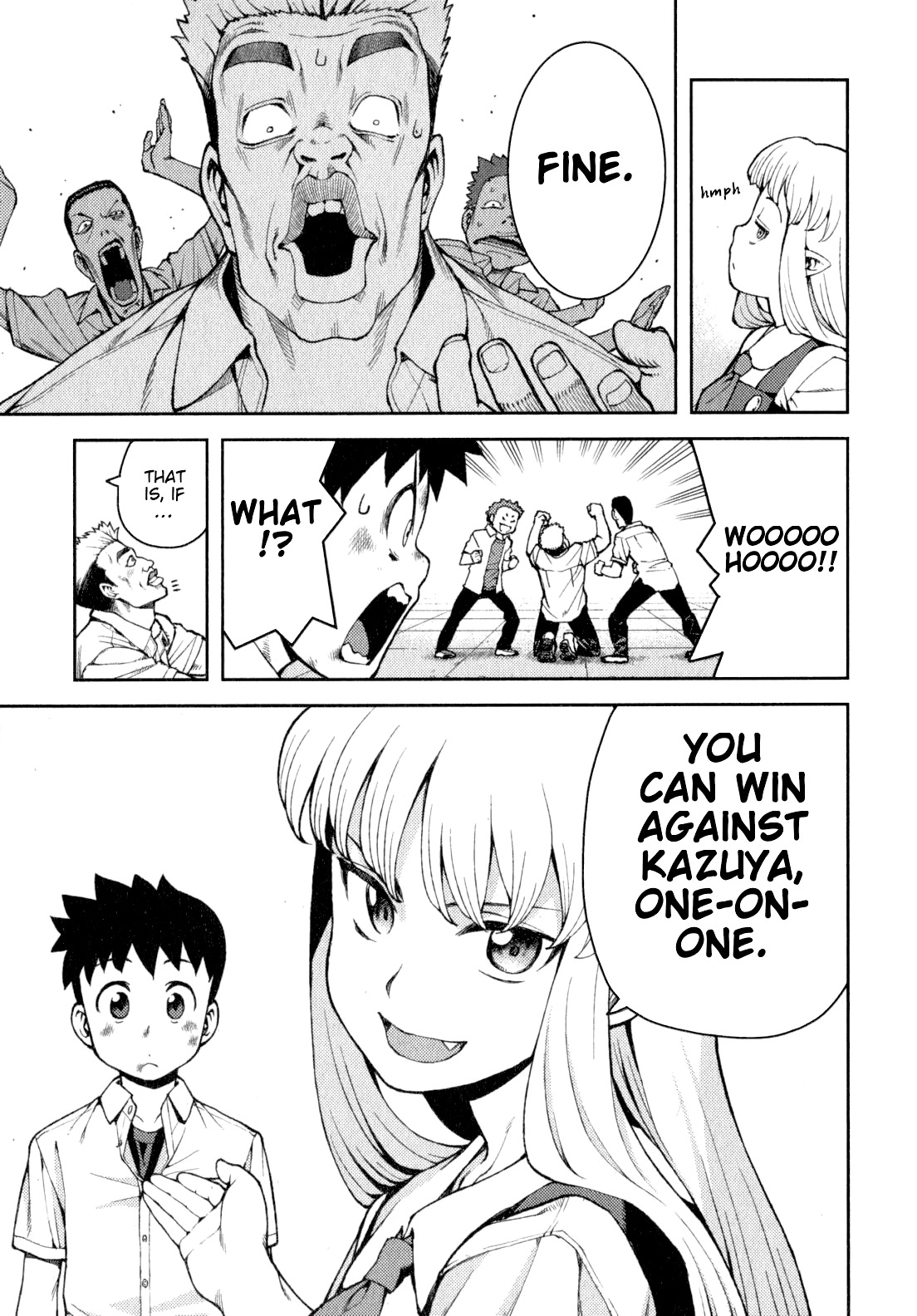Tsugumomo Chapter 34 page 11 - Chapter 34: Kazuya's Fist