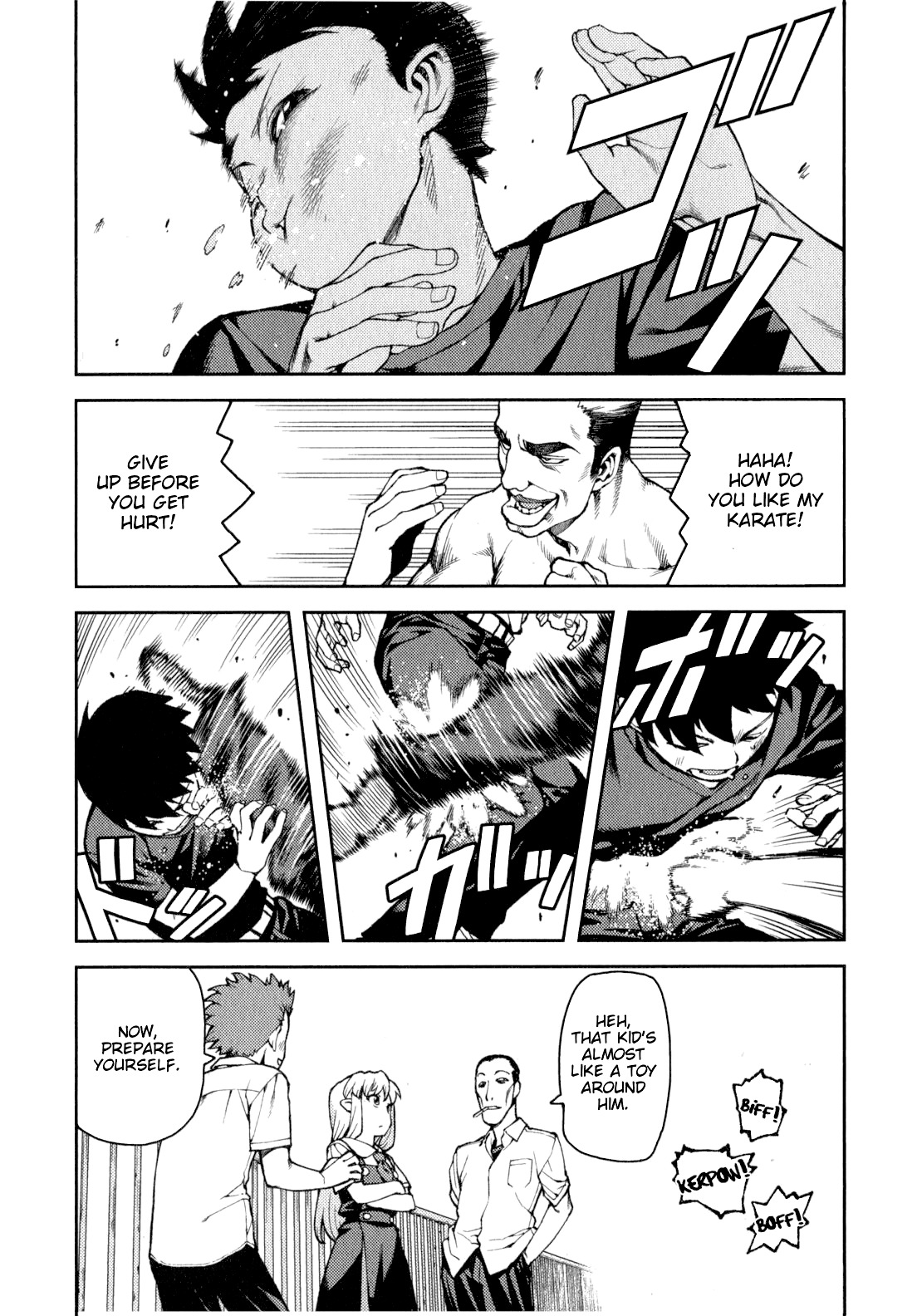 Tsugumomo Chapter 34 page 13 - Chapter 34: Kazuya's Fist