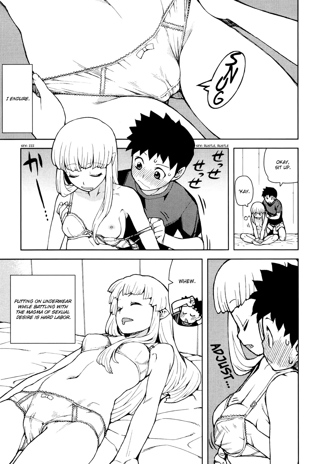Tsugumomo Chapter 44.5 page 3 - Chapter 44.5: Omake - My Tsukumogami Master