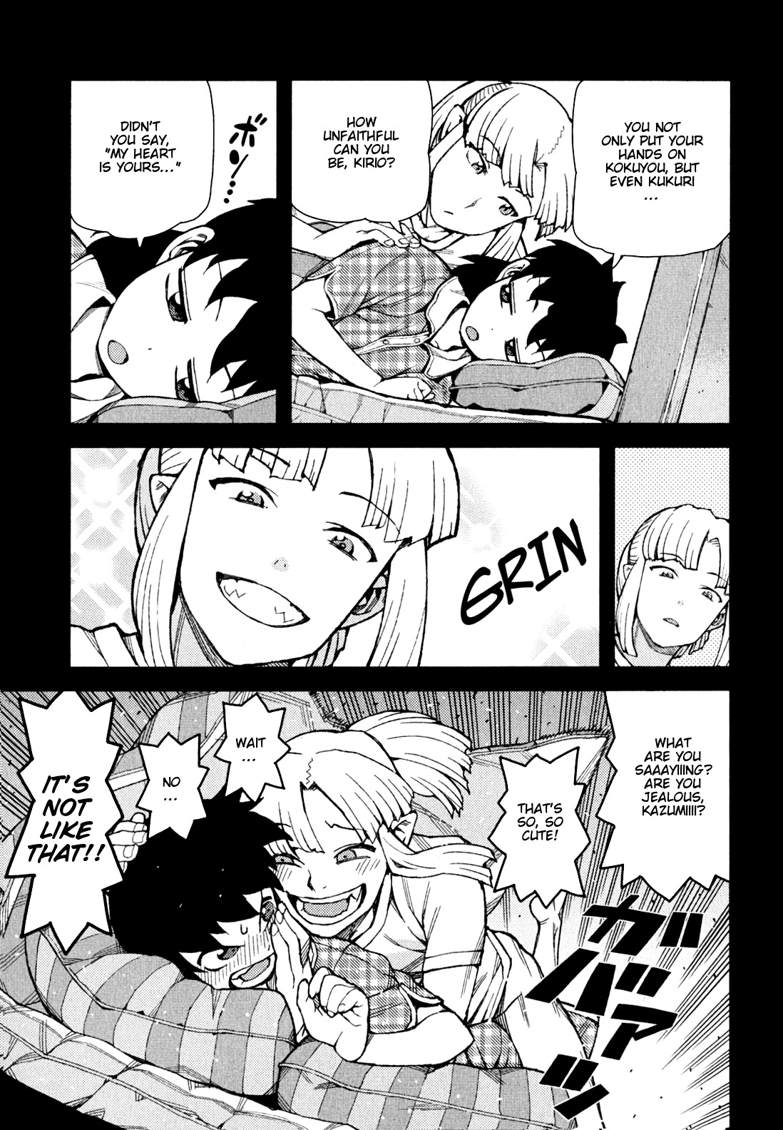 Tsugumomo Chapter 47 page 13 - Chapter 47: Kirio in Top Form