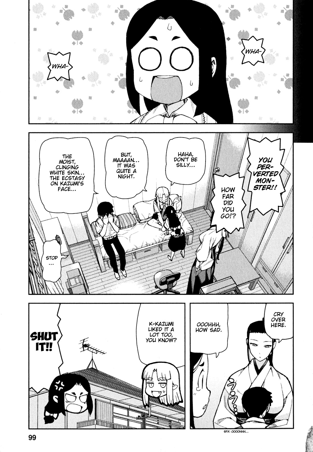 Tsugumomo Chapter 47 page 15 - Chapter 47: Kirio in Top Form