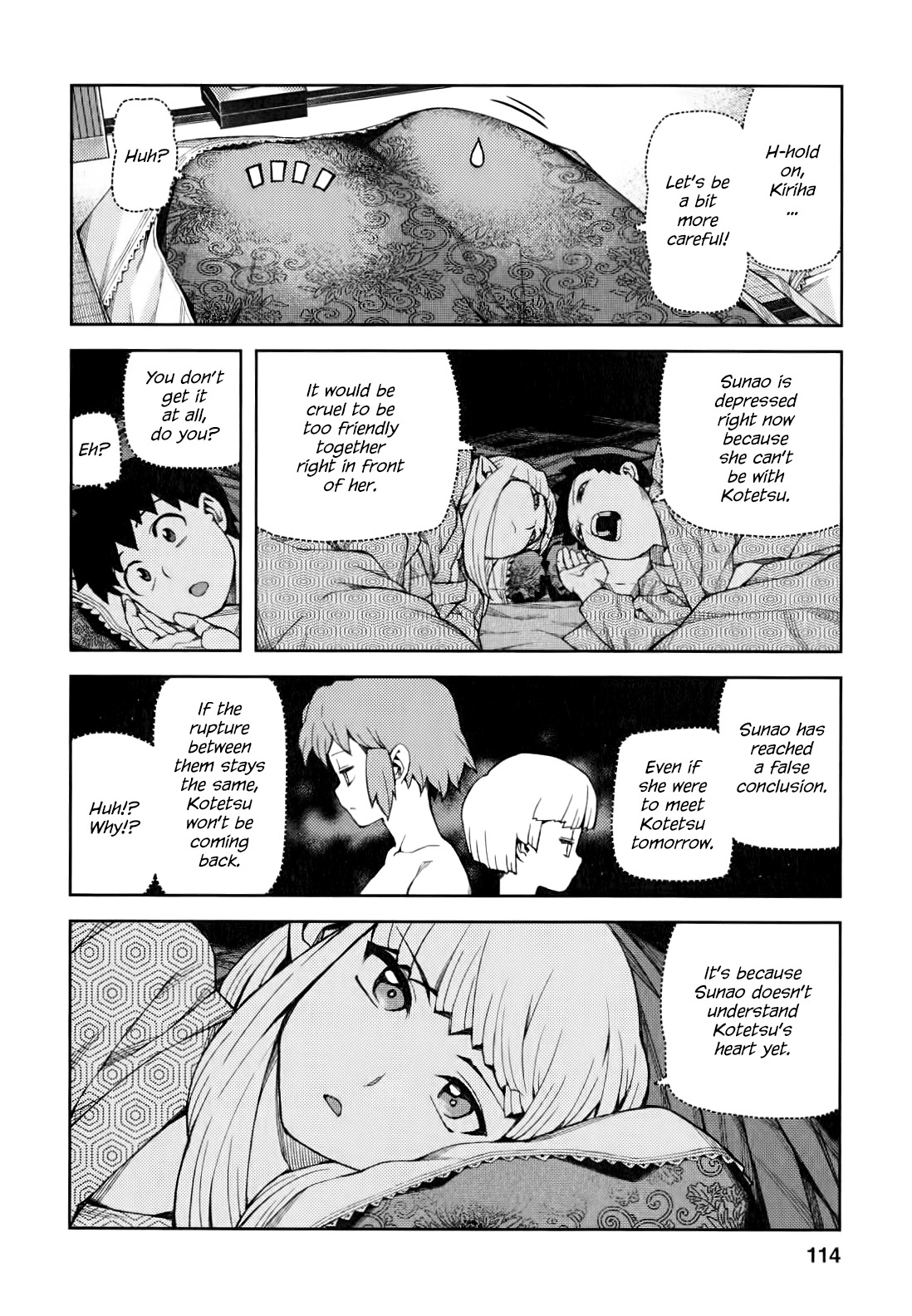 Tsugumomo Chapter 48 page 14 - Chapter 48: Sunao and Kotetsu