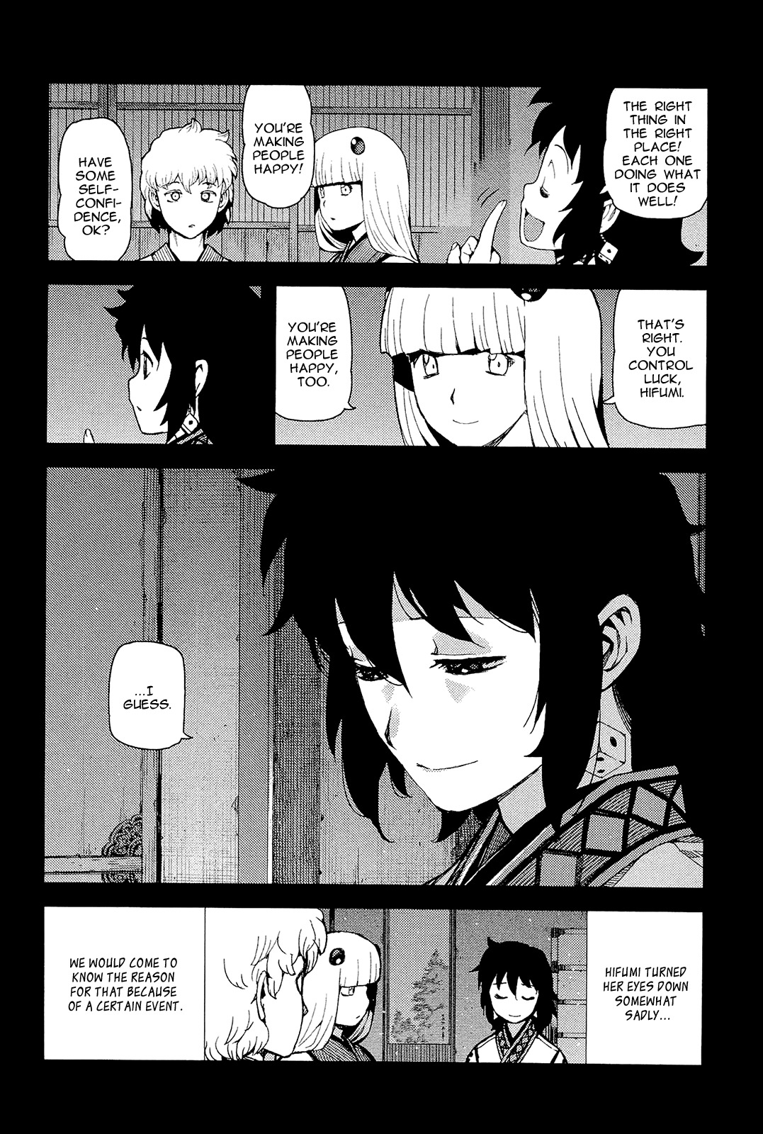 Tsugumomo Chapter 49 page 21 - Chapter 49: Red Bowl
