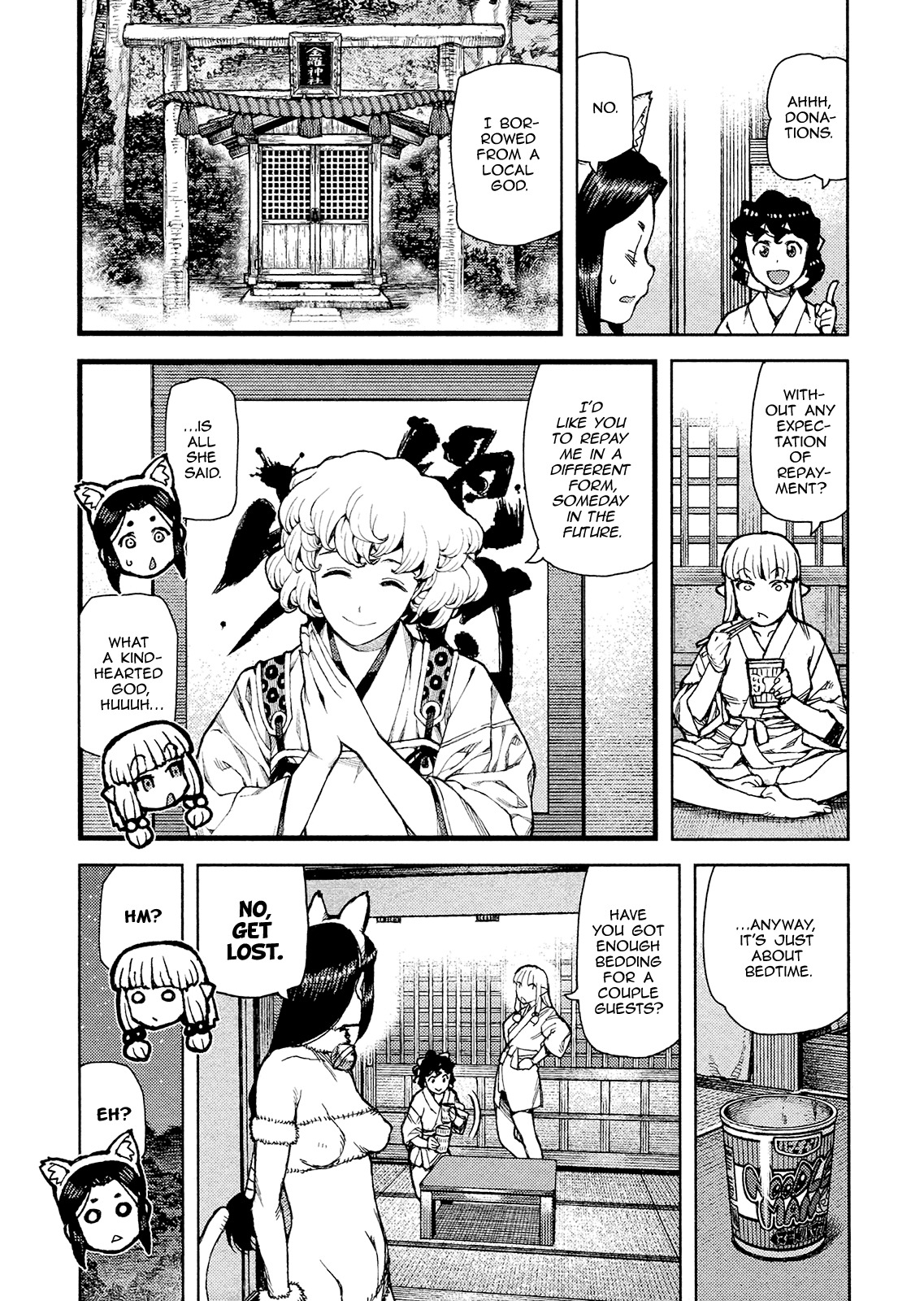 Tsugumomo Chapter 77 page 28 - Chapter 77: Together With a God