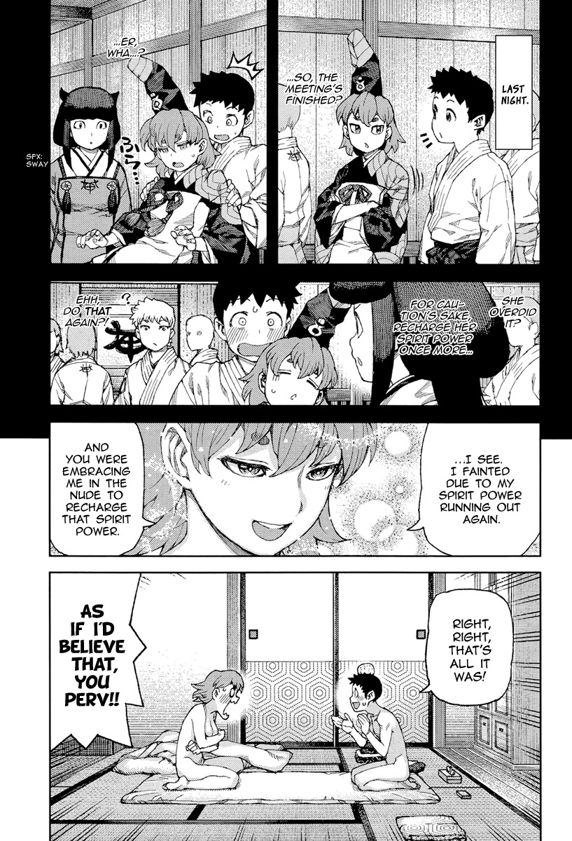 Tsugumomo Chapter 90 page 4 - Chapter 90: Strategy Conference