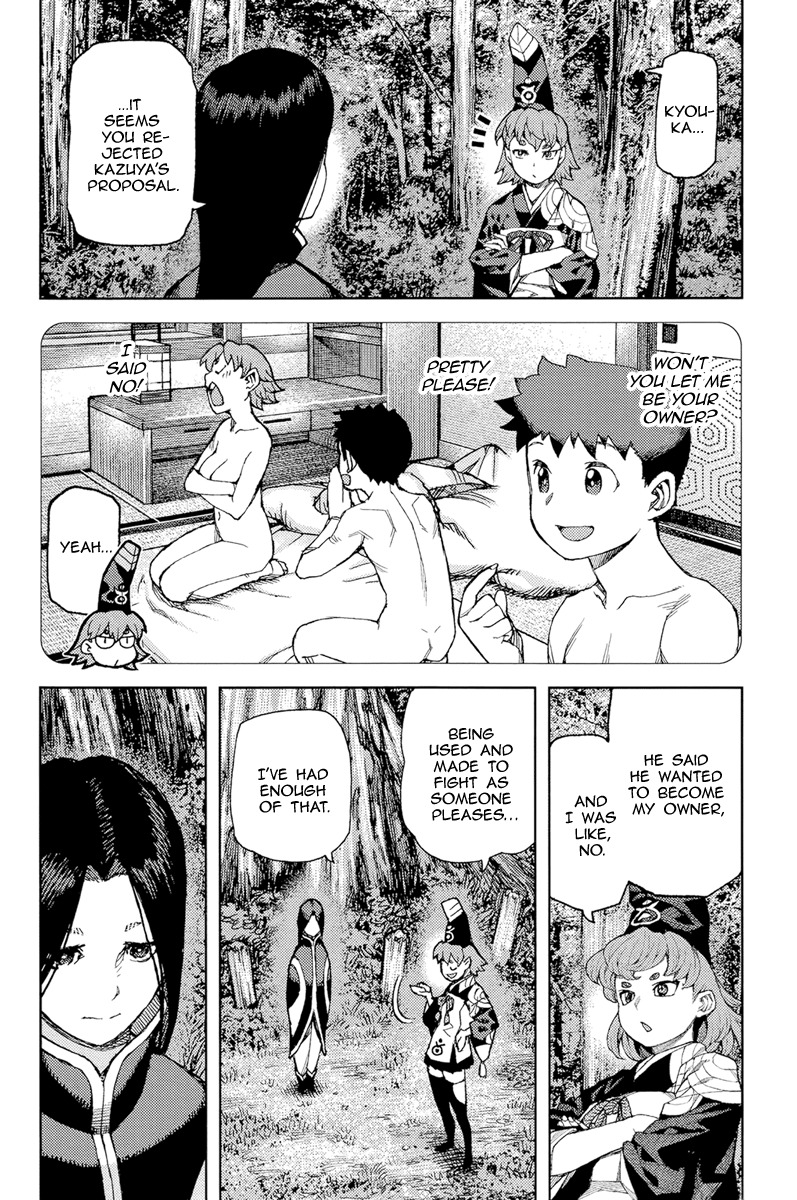 Tsugumomo Chapter 91 page 21 - Chapter 91: Kazuya's Partner