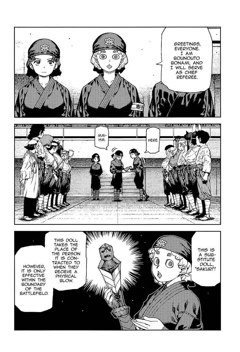 Tsugumomo Chapter 93 page 11 - Chapter 93: Nine Masters Tournament