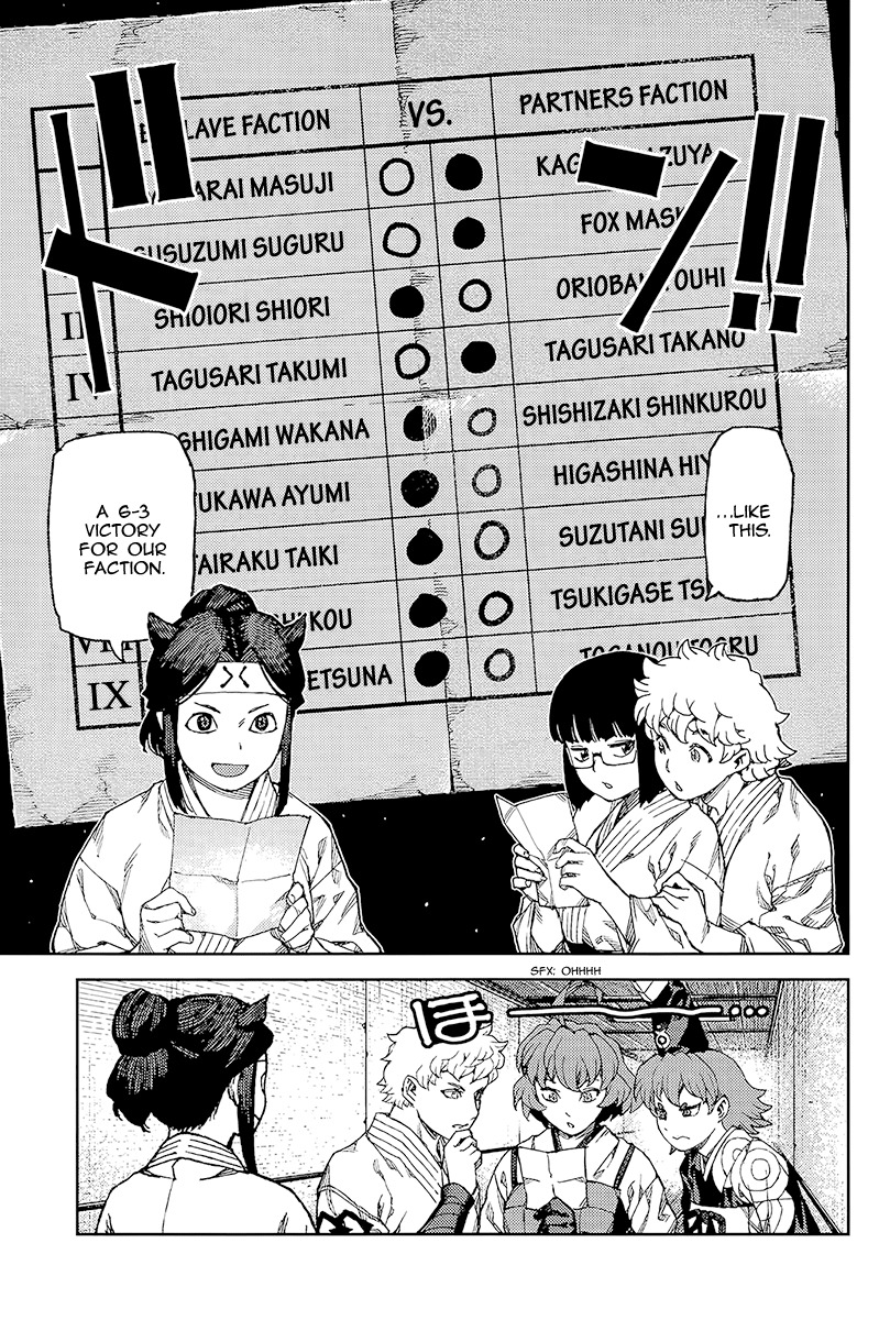 Tsugumomo Chapter 93 page 16 - Chapter 93: Nine Masters Tournament