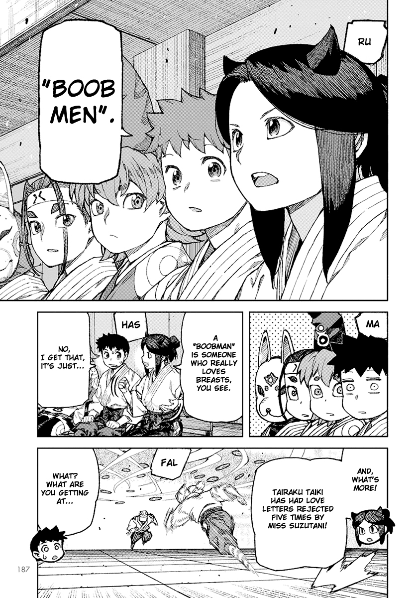 Tsugumomo Chapter 94 page 25 - Chapter 94: The Daruma Doll Has Fallen Over