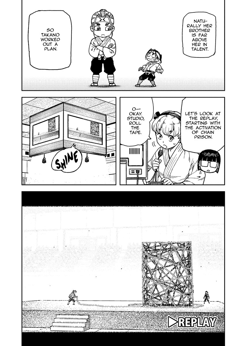 Tsugumomo Chapter 98 page 5 - Chapter 98: Explanation of the Sixth Match