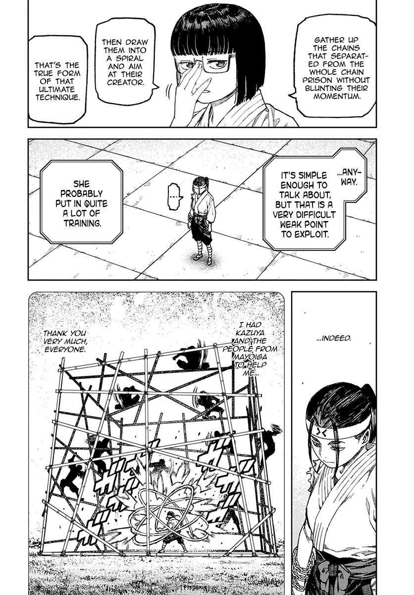 Tsugumomo Chapter 98 page 8 - Chapter 98: Explanation of the Sixth Match
