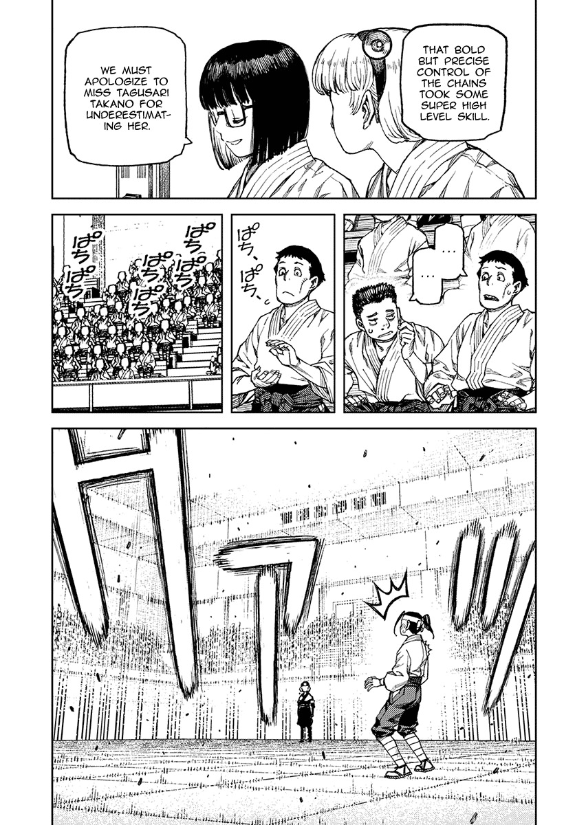 Tsugumomo Chapter 98 page 9 - Chapter 98: Explanation of the Sixth Match