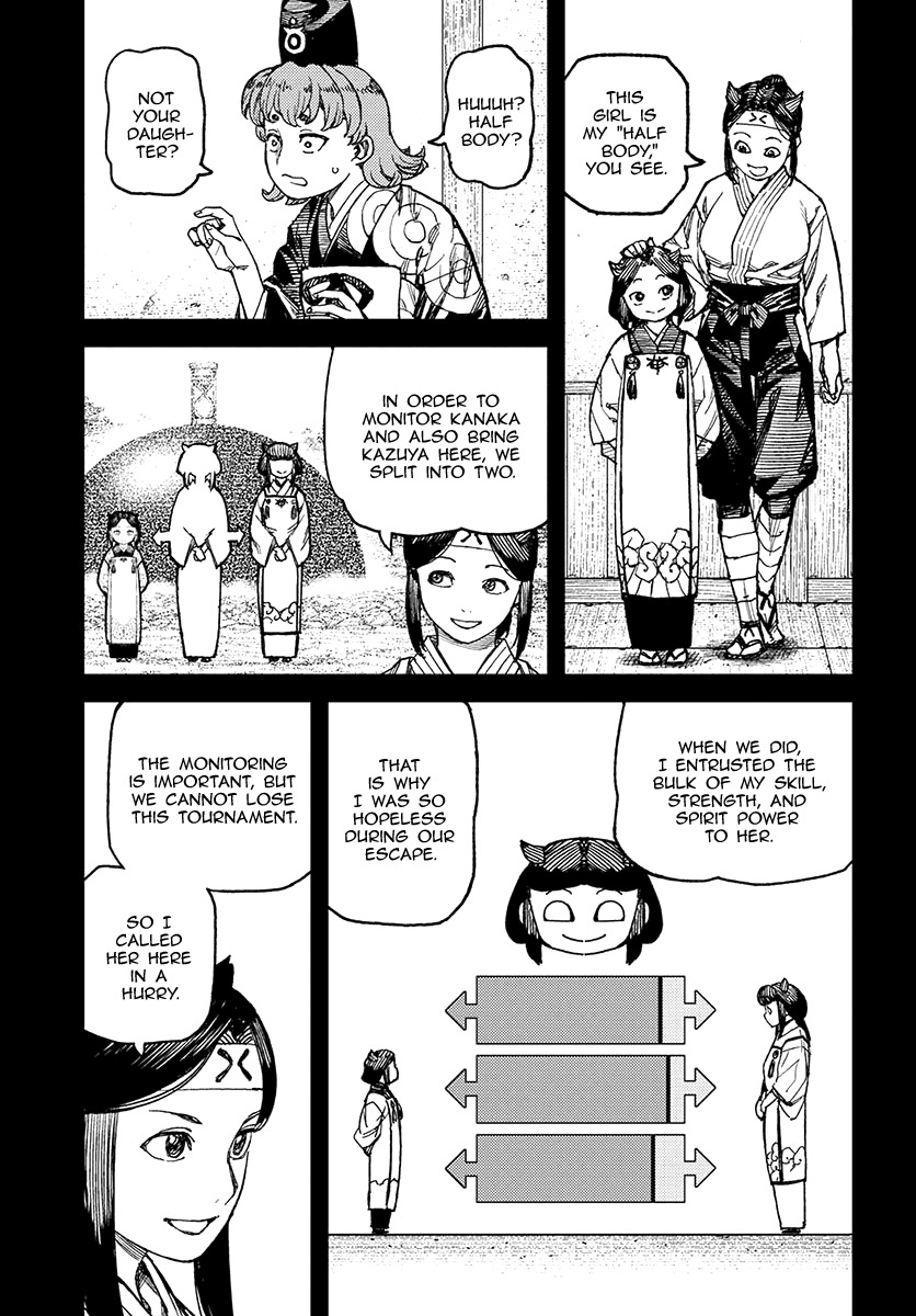Tsugumomo Chapter 99 page 14 - Chapter 99: Oriobana Ouhi