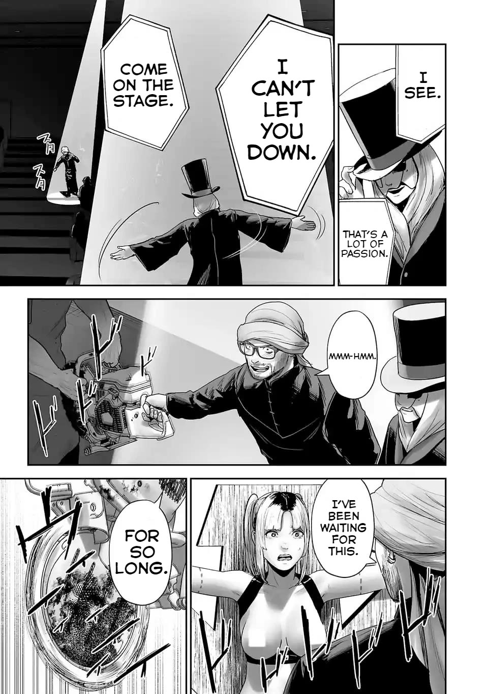Tsui no Taimashi ―Ender Geisterー Chapter 80 page 12 - Chapter 80: The Texas chainsaw massacre