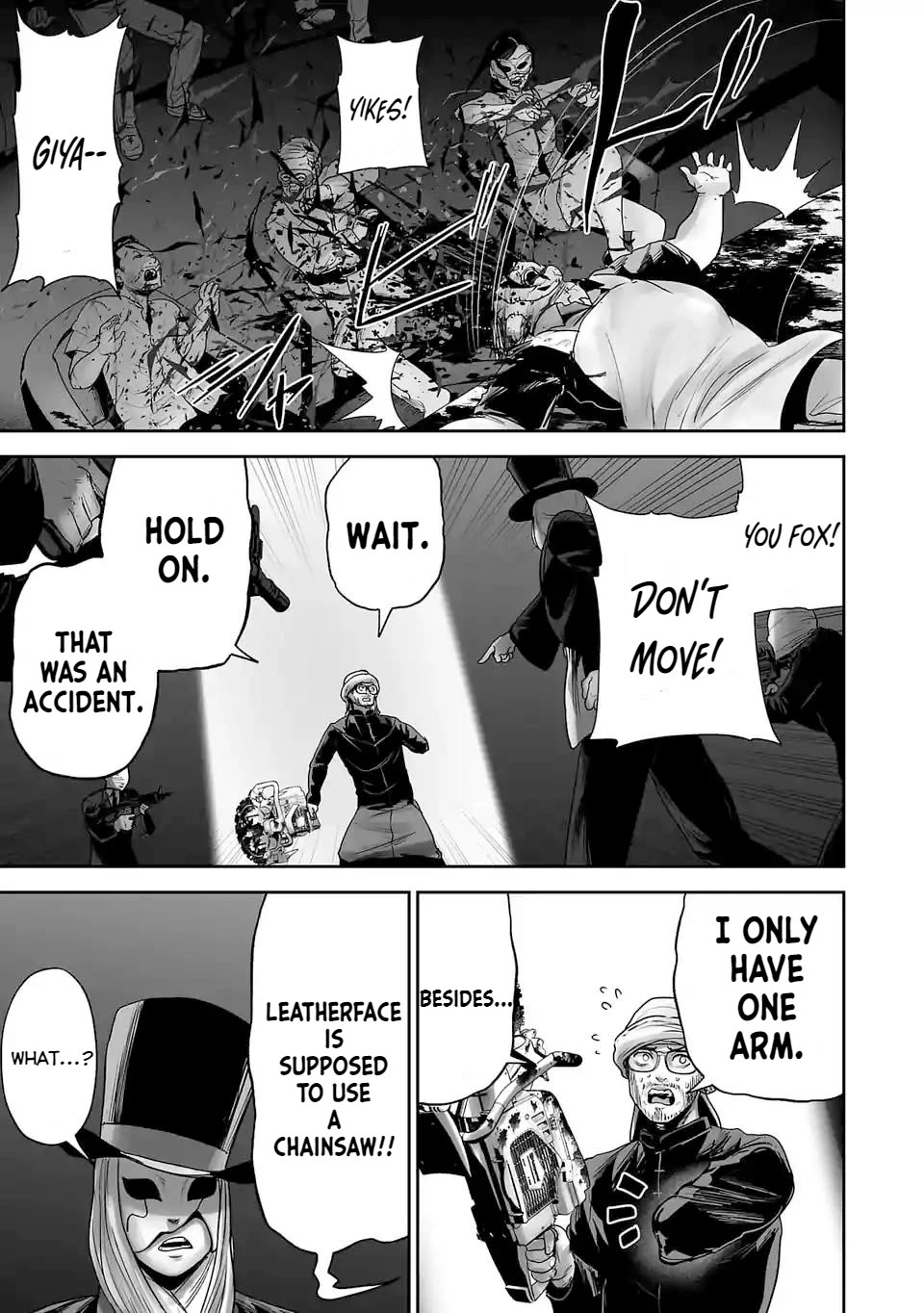 Tsui no Taimashi ―Ender Geisterー Chapter 80 page 14 - Chapter 80: The Texas chainsaw massacre