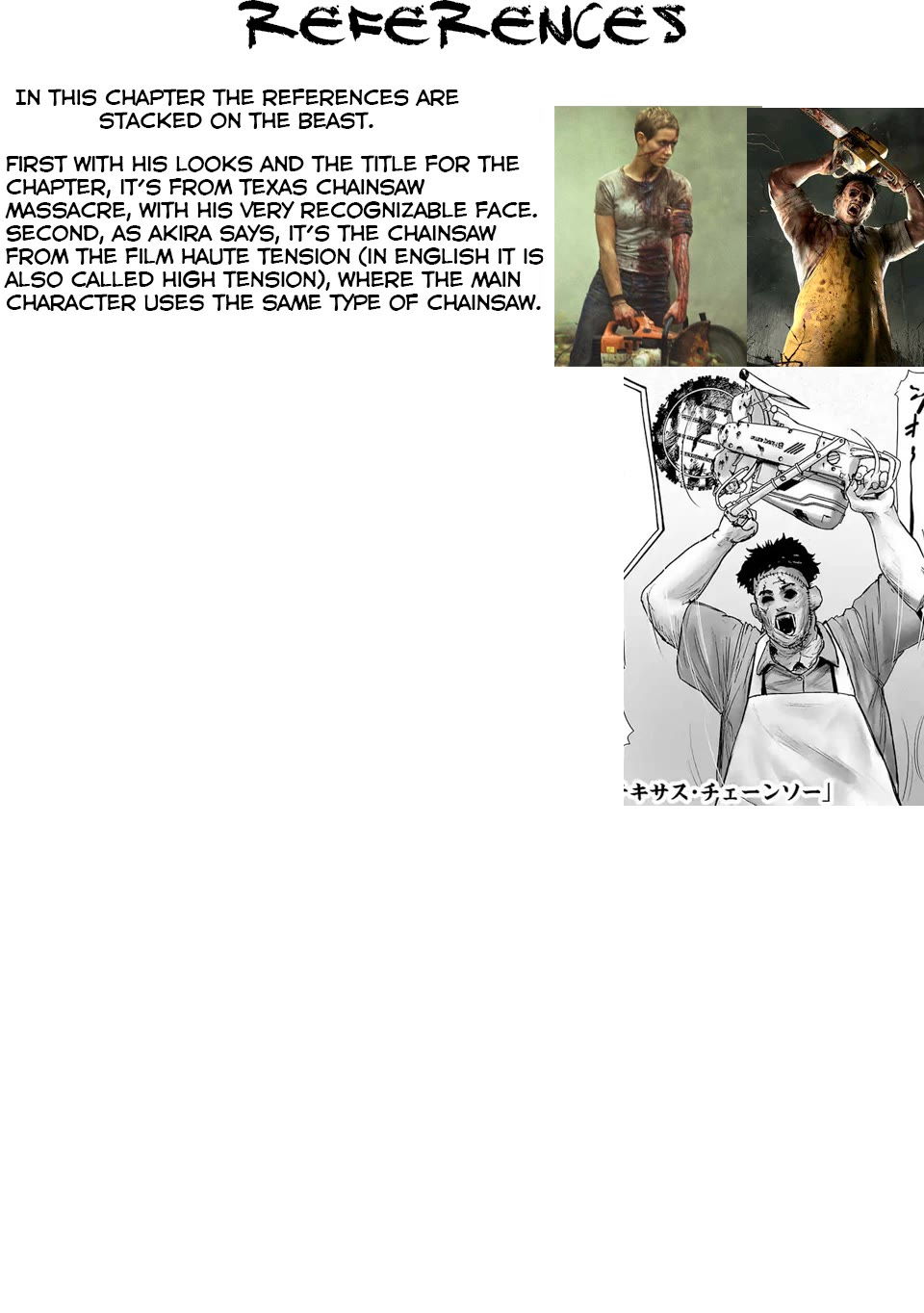 Tsui no Taimashi ―Ender Geisterー Chapter 80 page 20 - Chapter 80: The Texas chainsaw massacre