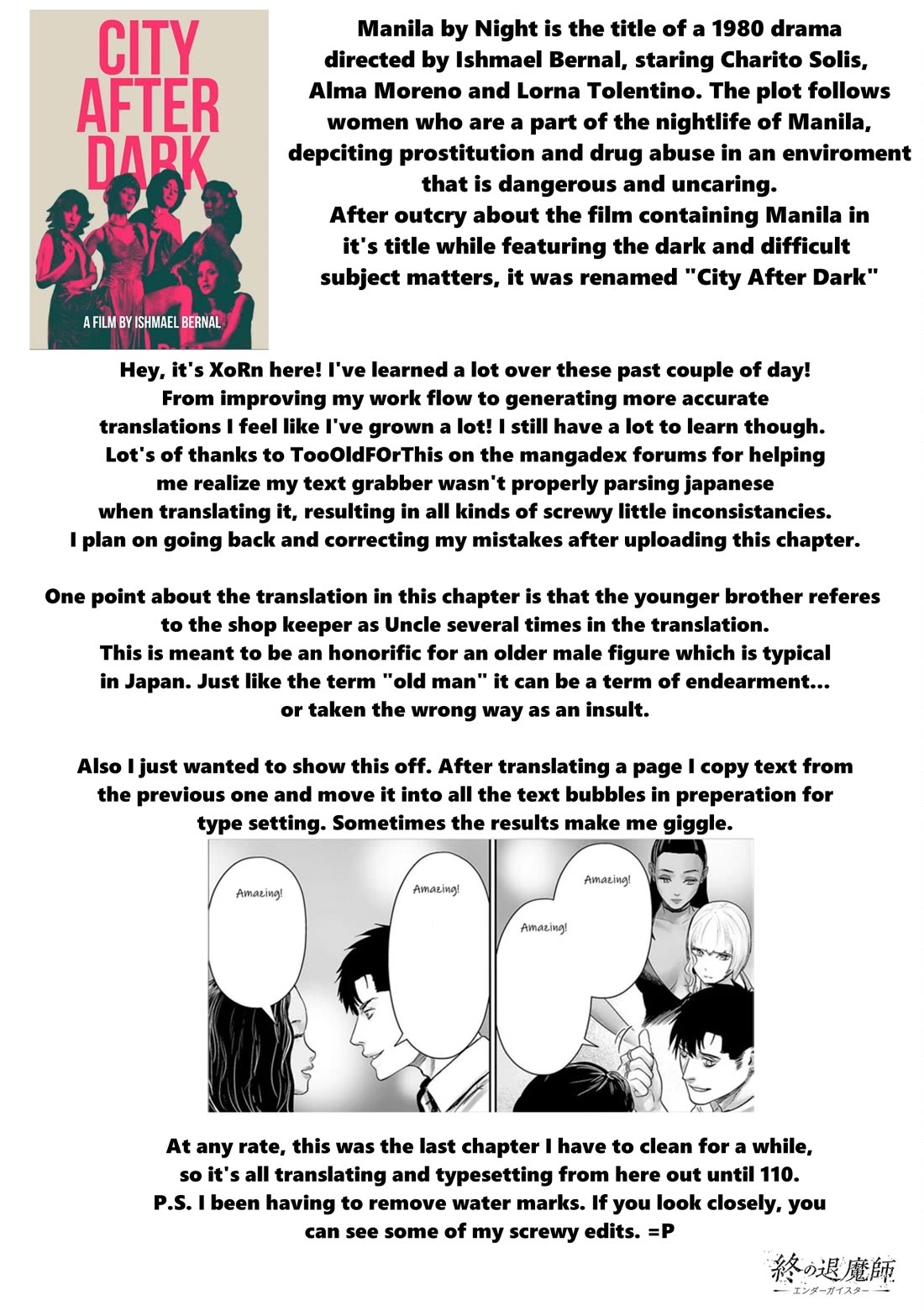 Tsui no Taimashi ―Ender Geisterー Chapter 91 page 21 - Chapter 91: Manila by Night