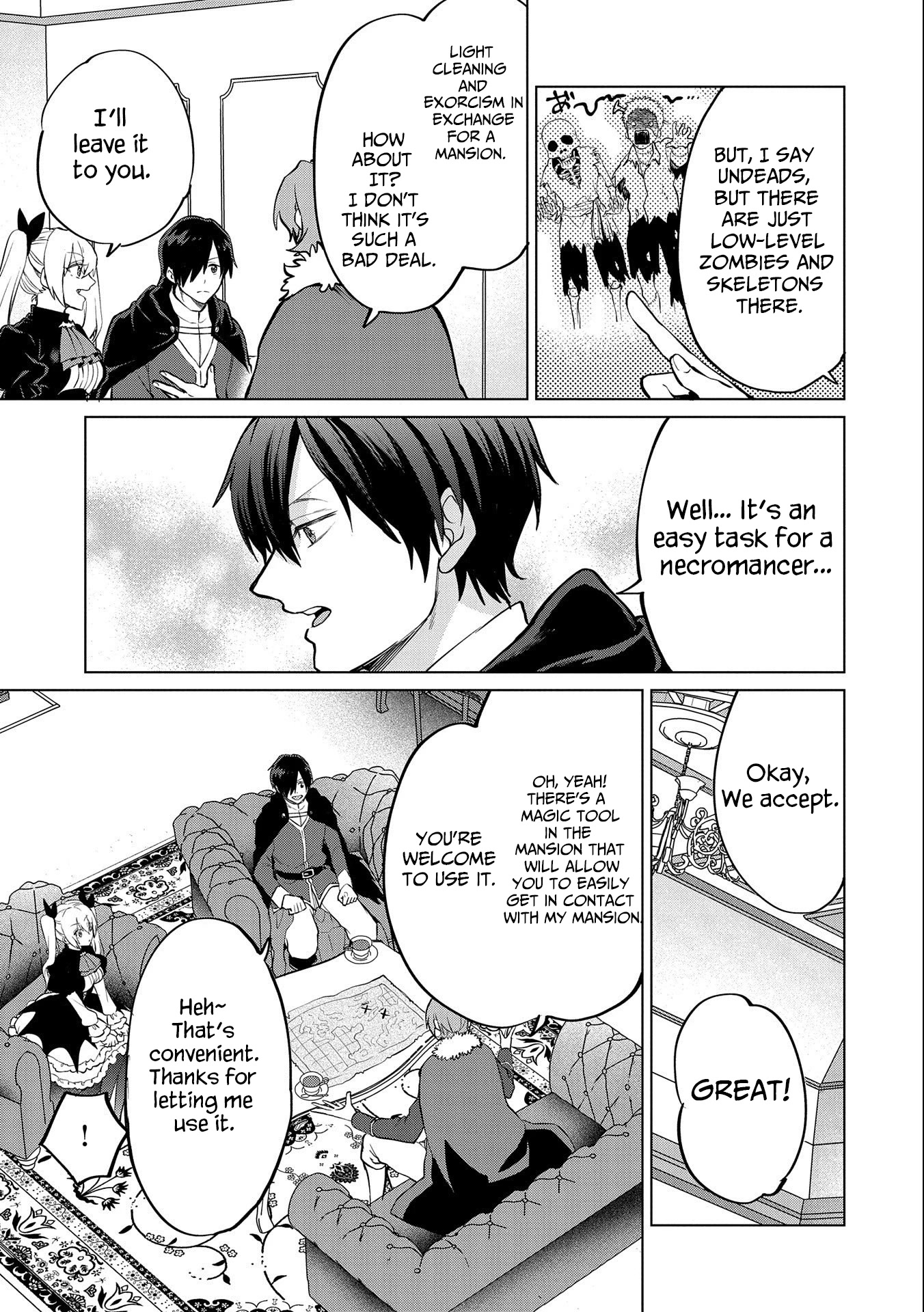 Tsuihou Sareta Onimotsu Tamer, Sekai Yuiitsu no Necromancer ni Kakusei Suru Chapter 14.2 page 9 - Chapter 14.2
