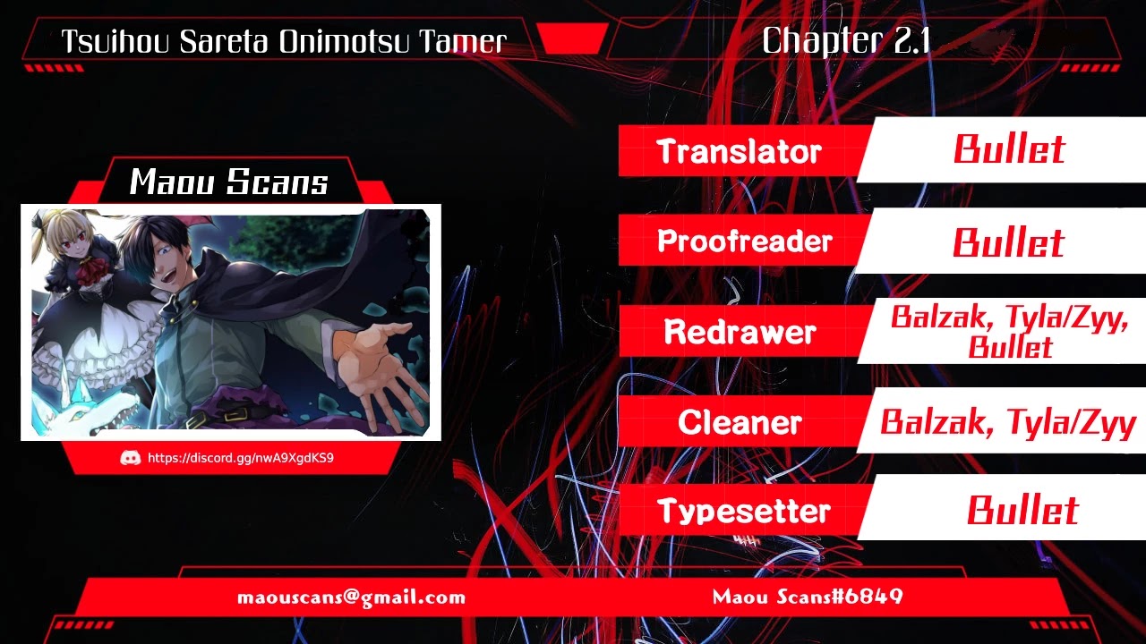 Tsuihou Sareta Onimotsu Tamer, Sekai Yuiitsu no Necromancer ni Kakusei Suru Chapter 2.1 page 1 - Chapter 2.1