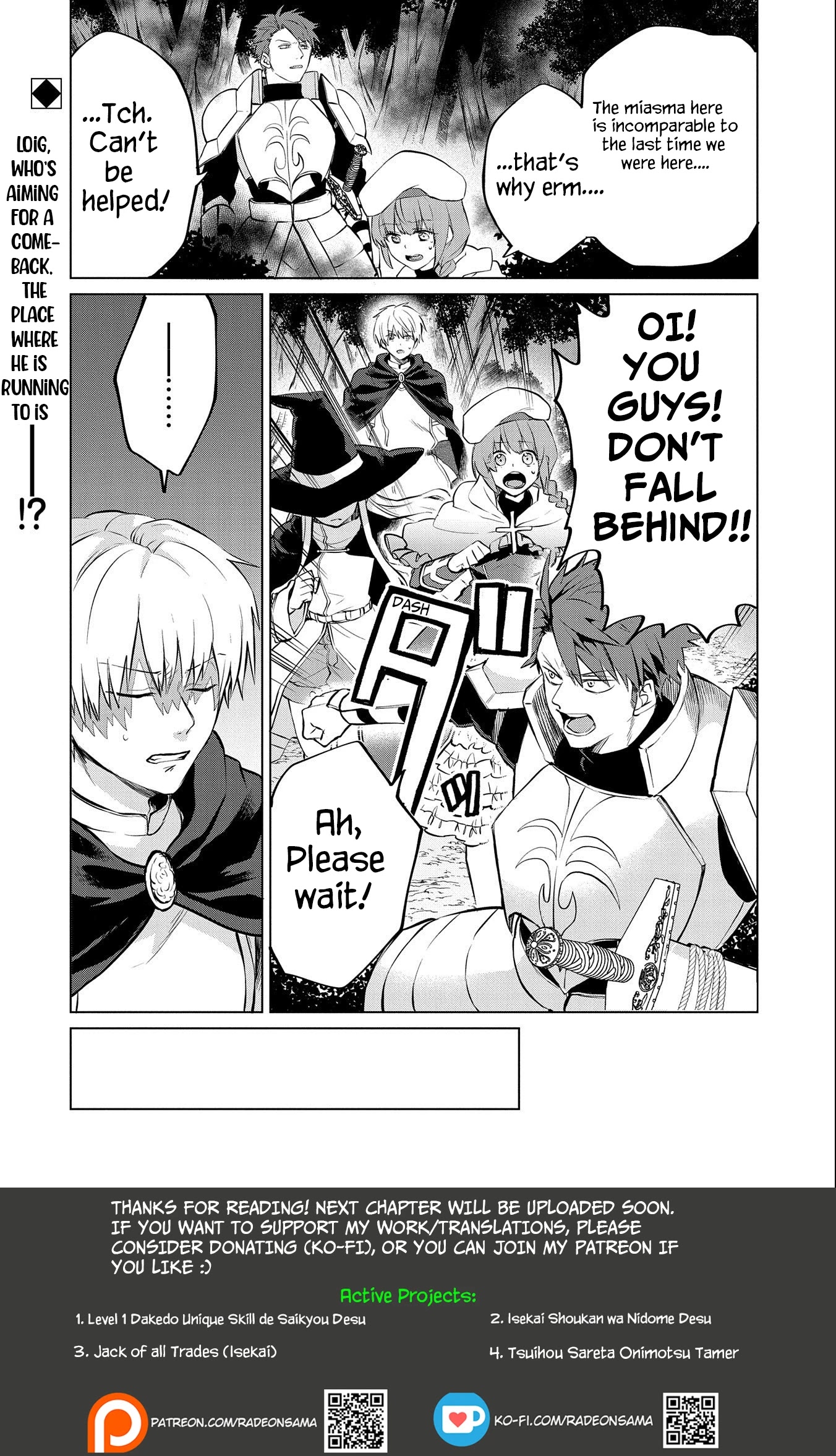 Tsuihou Sareta Onimotsu Tamer, Sekai Yuiitsu no Necromancer ni Kakusei Suru Chapter 8.1 page 14 - Chapter 8.1