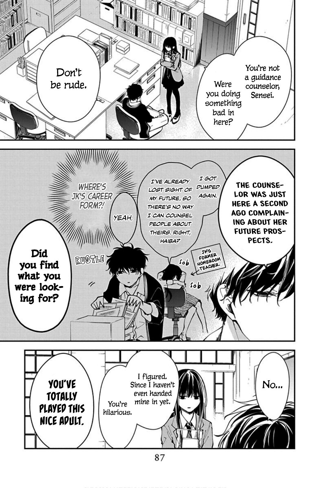 Tsuiraku JK to Haijin Kyoushi Chapter 64 page 7 - Chapter 64