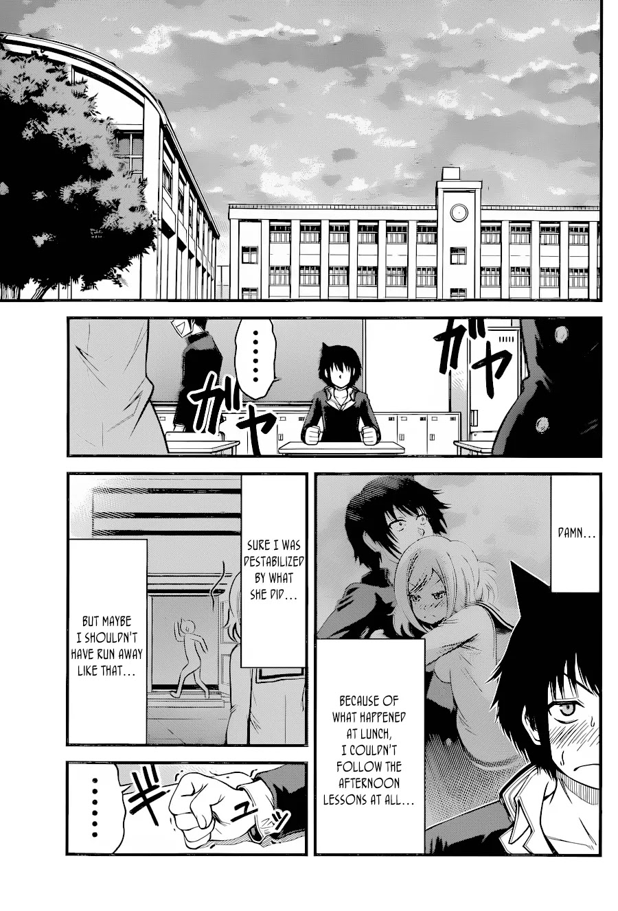 Tsujiura-san to Chupacabra Chapter 12 page 14 - Chapter 12: Tsujiura likes Yakisoba bread.