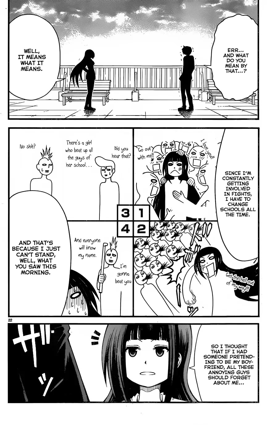 Tsujiura-san to Chupacabra Chapter 2 page 22 - Chapter 2: The day the romantic comedy began.