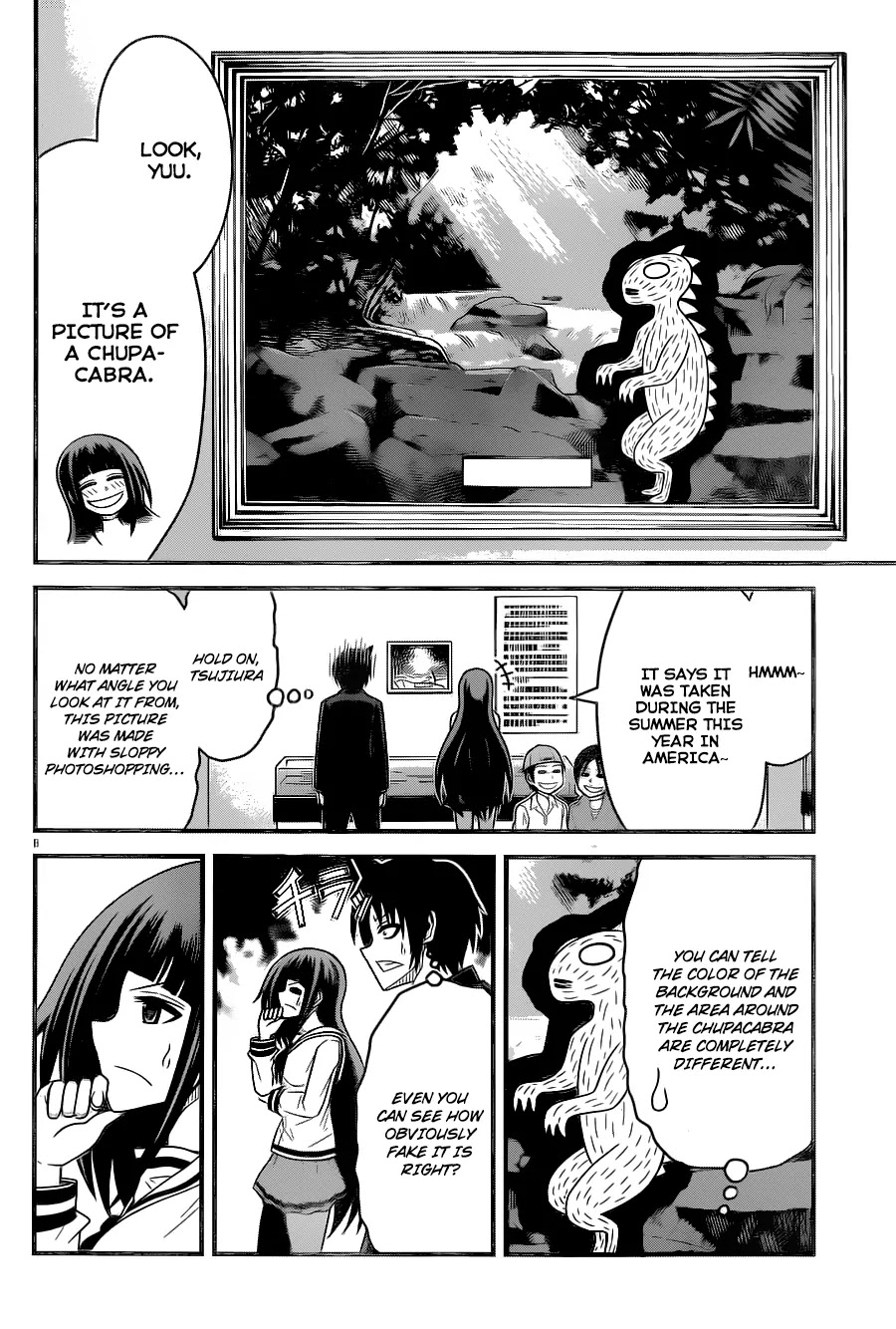 Tsujiura-san to Chupacabra Chapter 4 page 9 - Chapter 4: Tsujiura-san! Rising tension!
