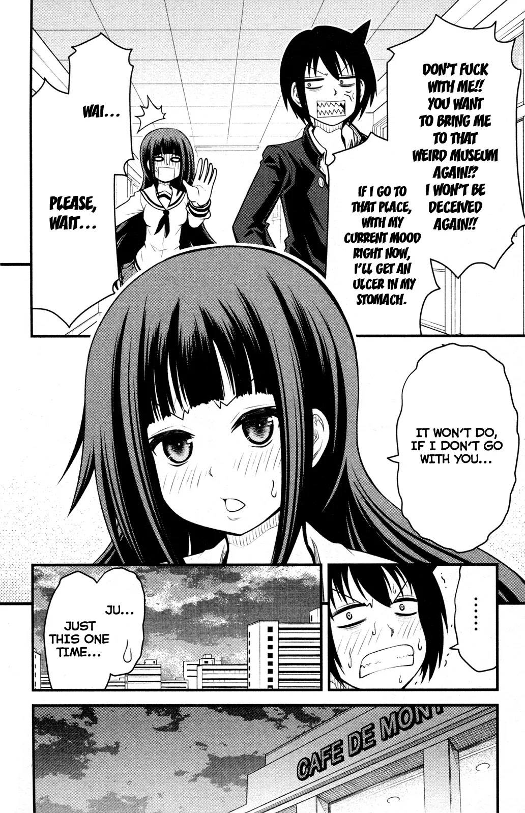 Tsujiura-san to Chupacabra Chapter 7 page 20 - Chapter 7: Nanako's anger is breaking out.
