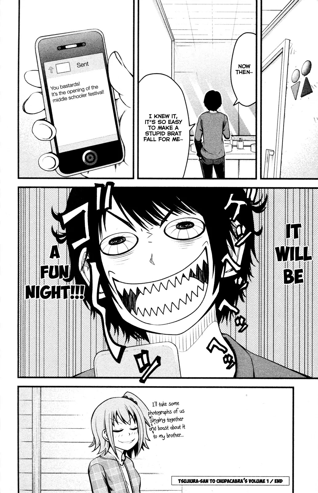 Tsujiura-san to Chupacabra Chapter 7 page 22 - Chapter 7: Nanako's anger is breaking out.