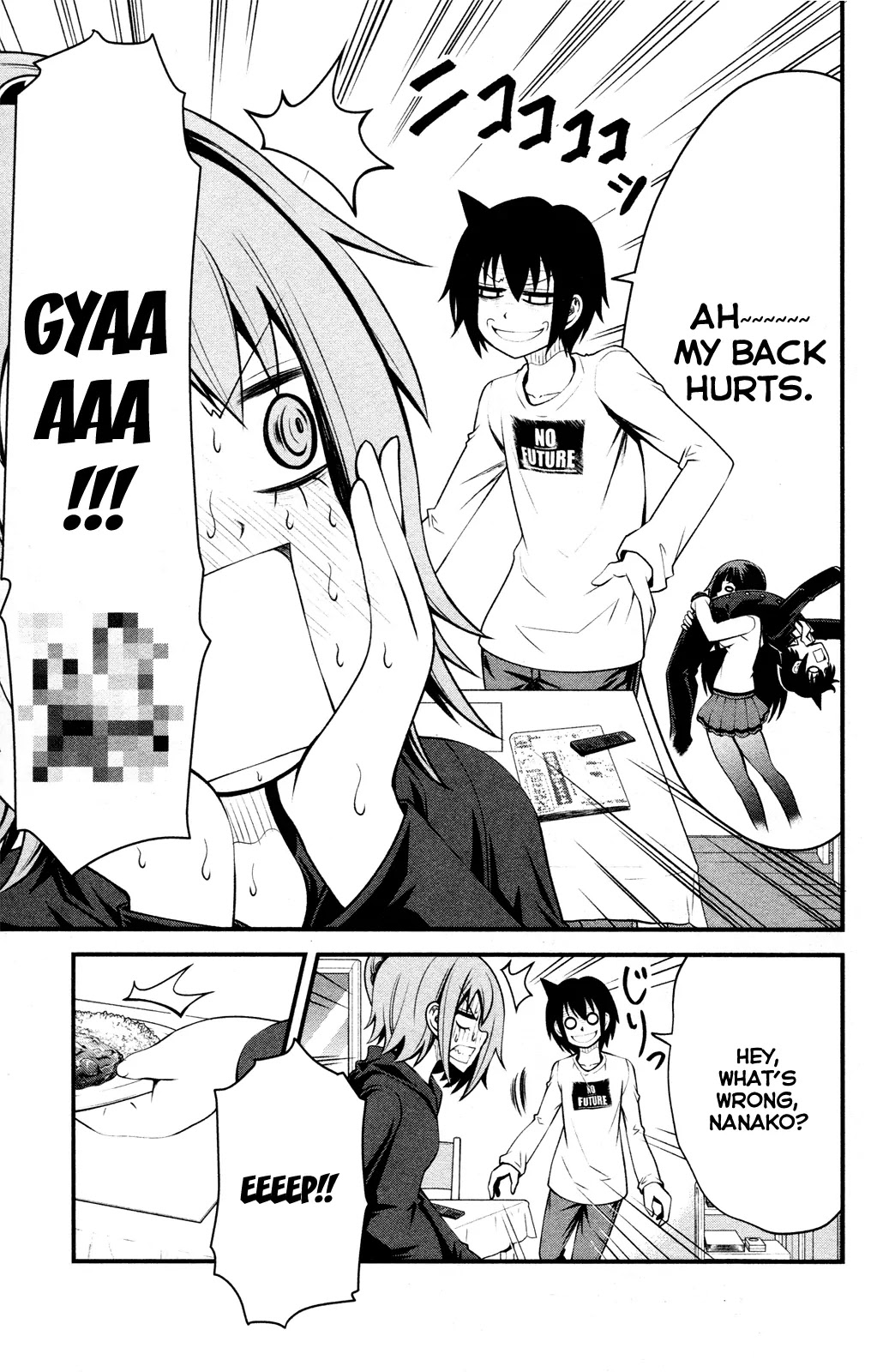 Tsujiura-san to Chupacabra Chapter 7 page 9 - Chapter 7: Nanako's anger is breaking out.
