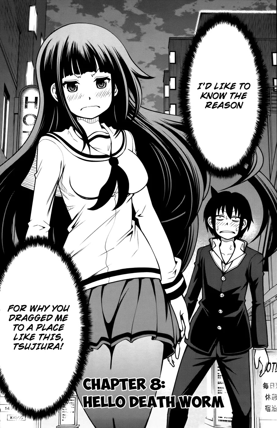 Tsujiura-san to Chupacabra Chapter 8 page 9 - Chapter 8: Hello Death Worm