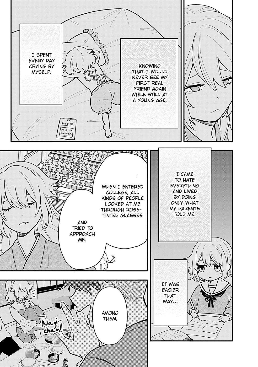 Tsukarekitta Onna ga Shinuhodo Iyasareru Tame ni Chapter 14 page 5 - Chapter 14: Nagi's Secret