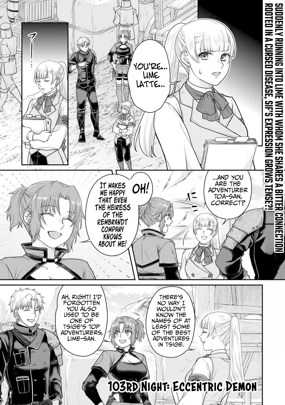 Tsuki ga Michibiku Isekai Douchuu Chapter 103 page 2 - Chapter 103: Eccentric Demon