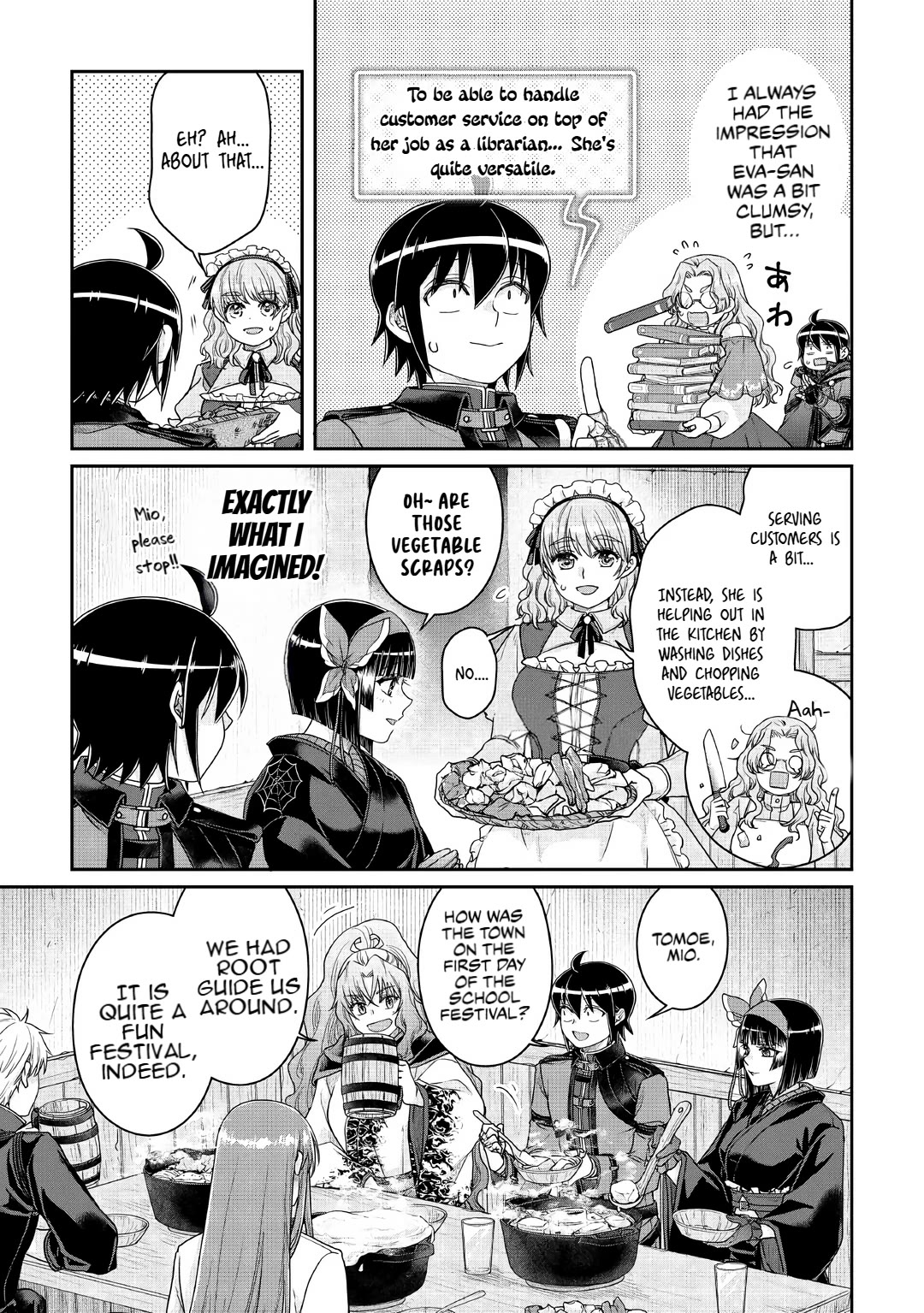 Tsuki ga Michibiku Isekai Douchuu Chapter 116 page 9 - Chapter 116: The fed-up King and the Drunkards