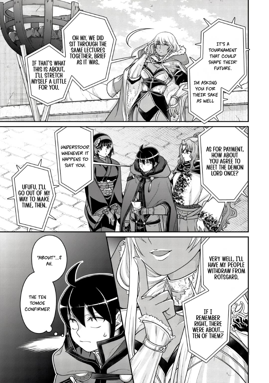 Tsuki ga Michibiku Isekai Douchuu Chapter 120 page 3 - Chapter 120: The Cringe-Worthy Stalwart