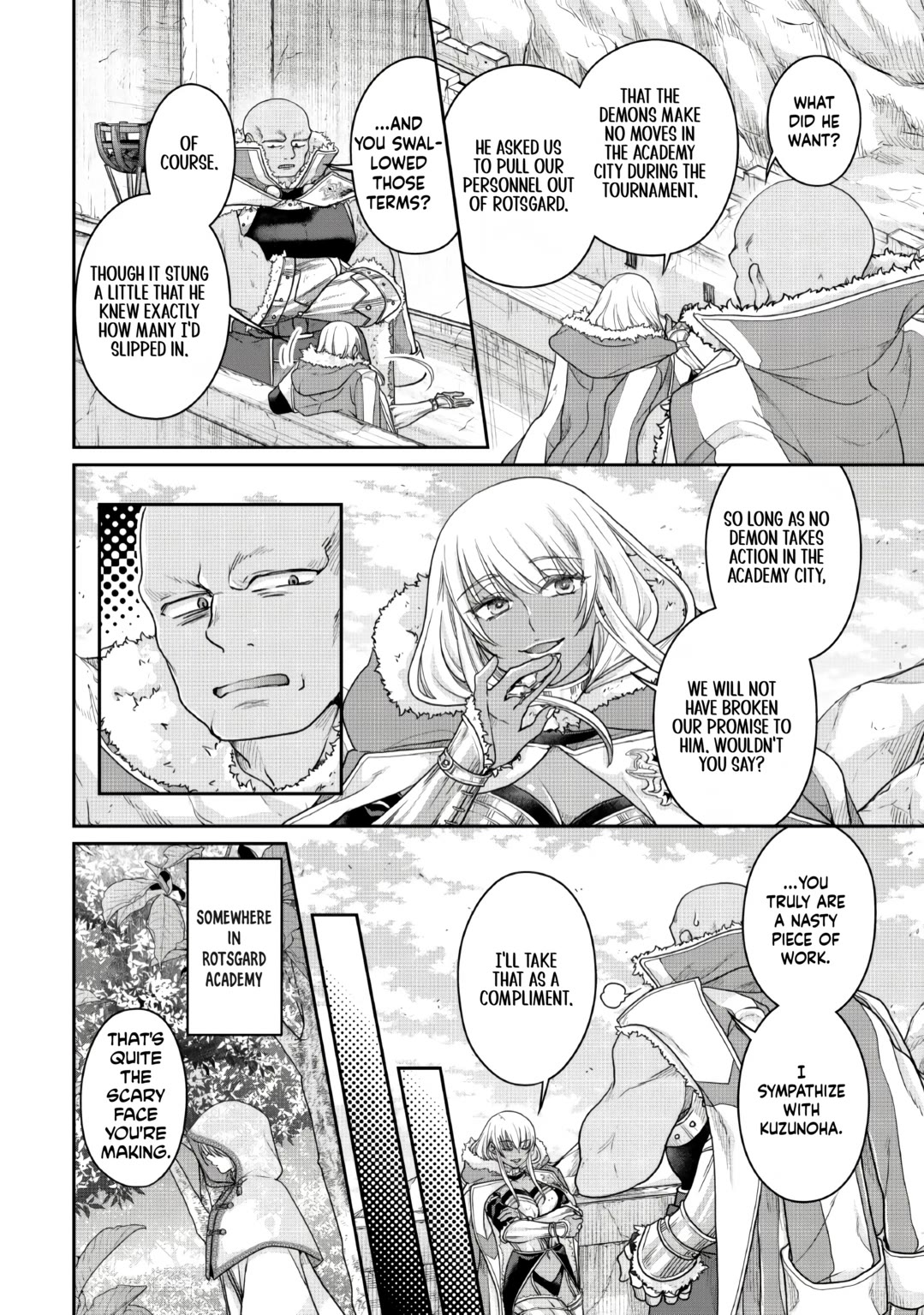 Tsuki ga Michibiku Isekai Douchuu Chapter 120 page 6 - Chapter 120: The Cringe-Worthy Stalwart