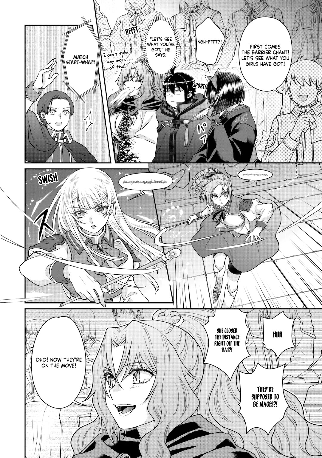 Tsuki ga Michibiku Isekai Douchuu Chapter 122 page 18 - Chapter 122: Fellow Disciples Crossing Blades x4