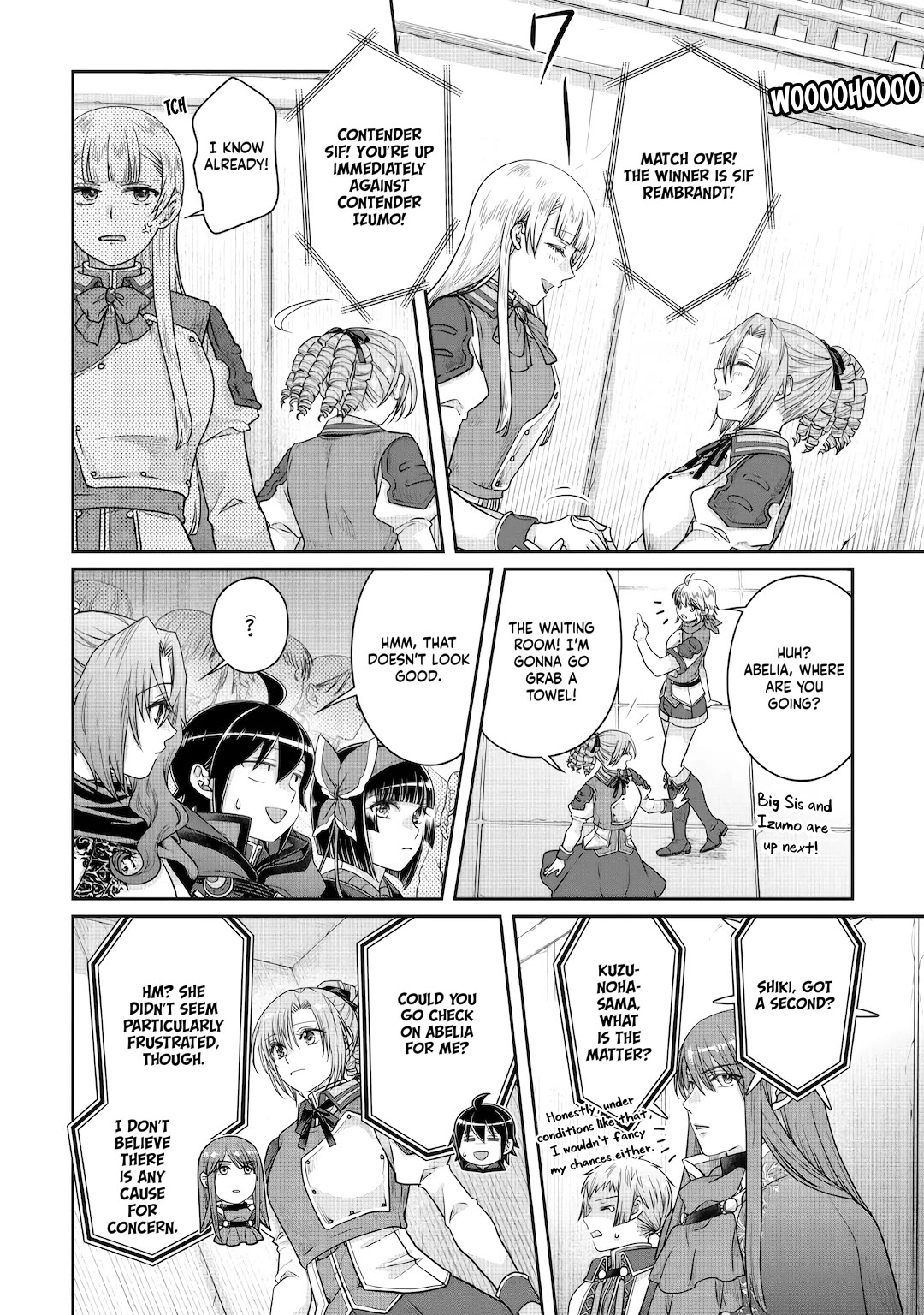 Tsuki ga Michibiku Isekai Douchuu Chapter 122 page 22 - Chapter 122: Fellow Disciples Crossing Blades x4