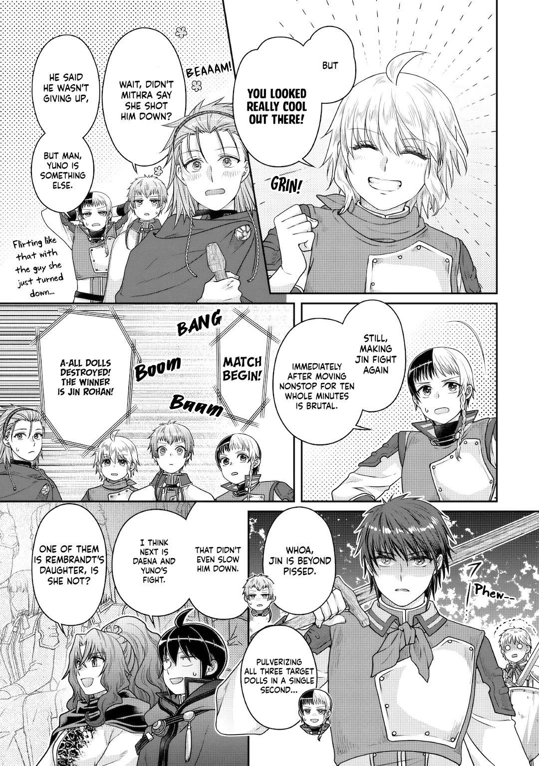 Tsuki ga Michibiku Isekai Douchuu Chapter 122 page 9 - Chapter 122: Fellow Disciples Crossing Blades x4
