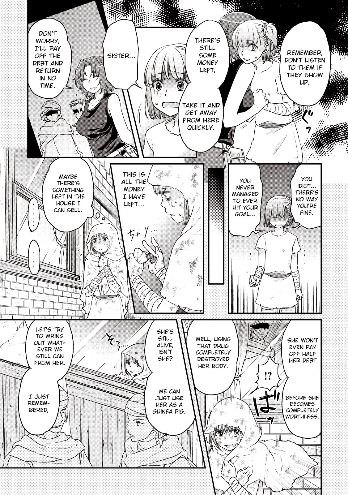 Tsuki ga Michibiku Isekai Douchuu Chapter 13 page 4 - Chapter 13: The Sisters' Circumstances