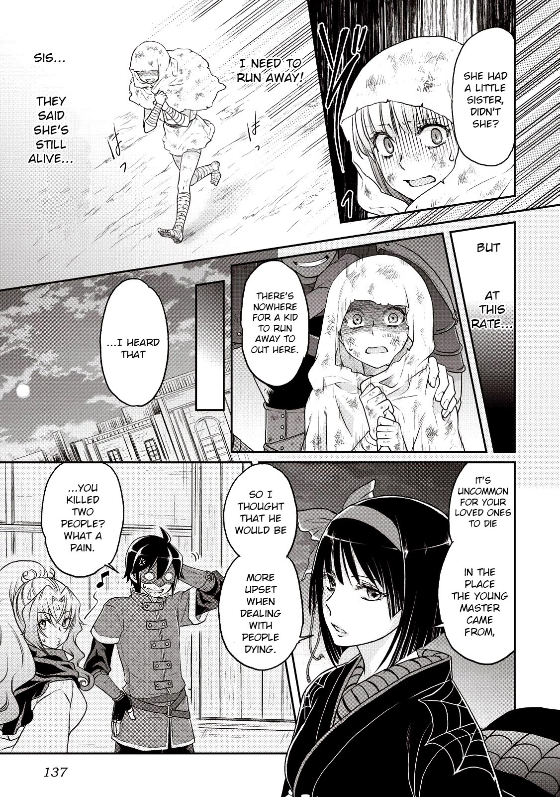 Tsuki ga Michibiku Isekai Douchuu Chapter 13 page 5 - Chapter 13: The Sisters' Circumstances