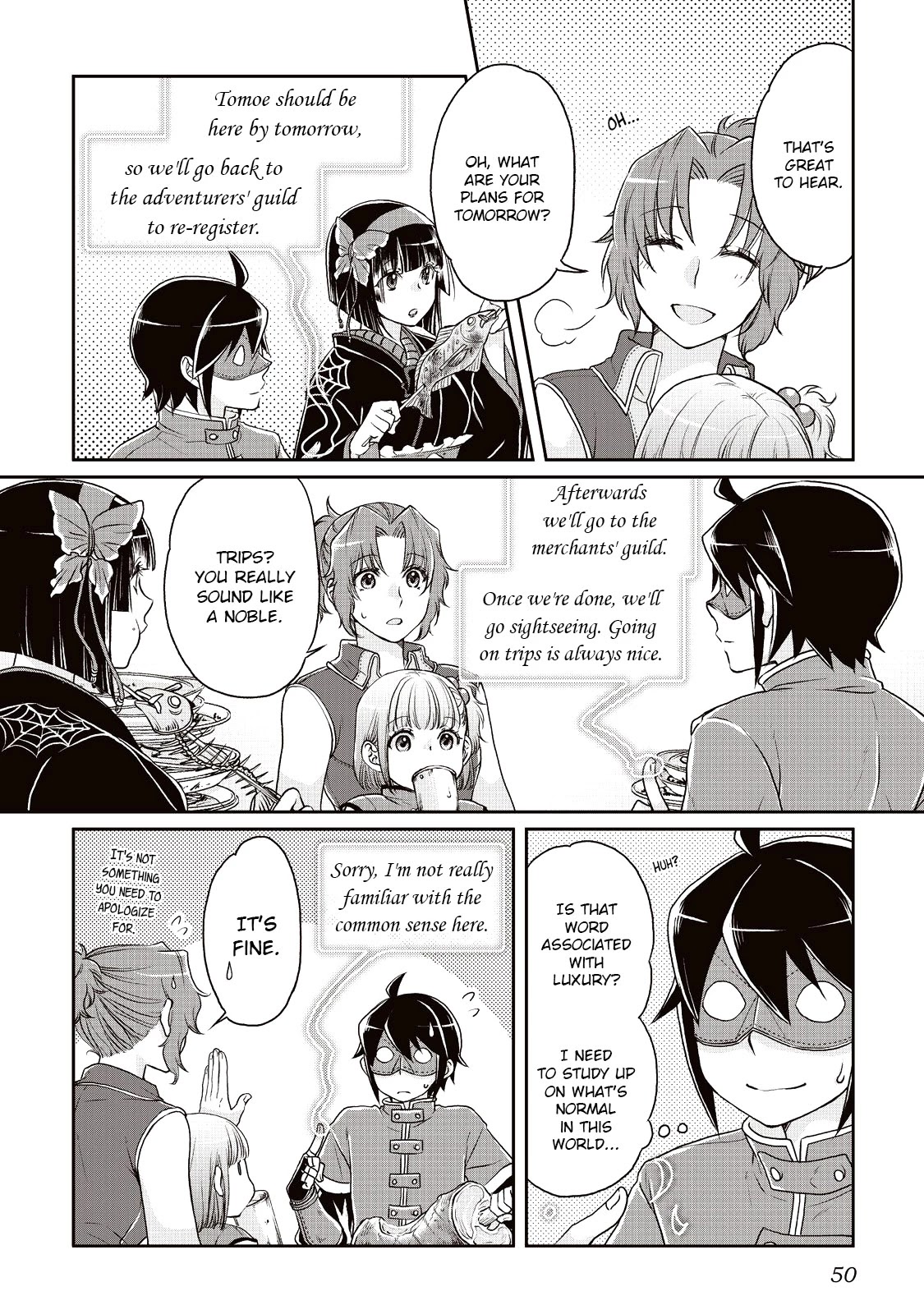 Tsuki ga Michibiku Isekai Douchuu Chapter 16 page 22 - Chapter 16: Glorious Dinner