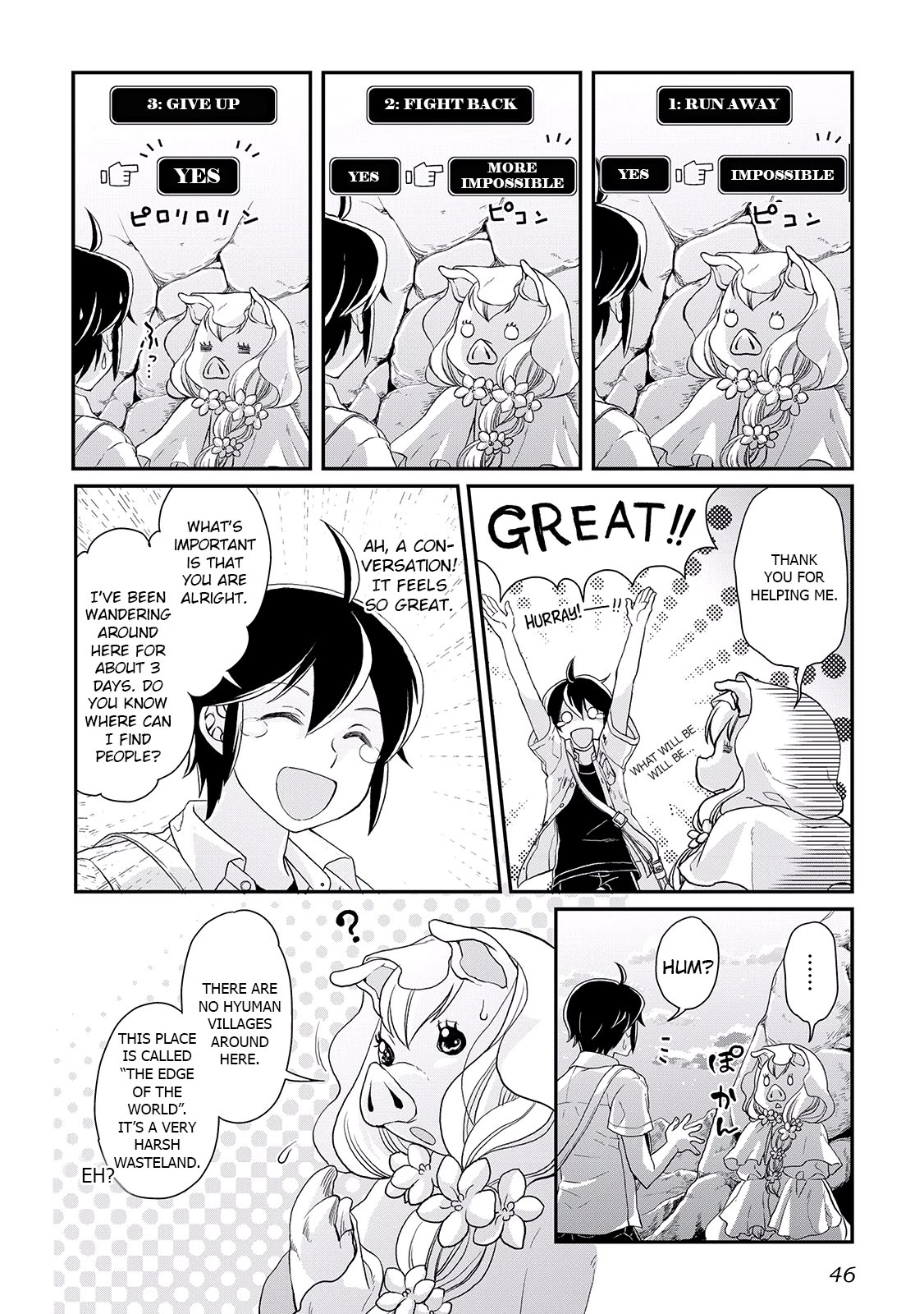 Tsuki ga Michibiku Isekai Douchuu Chapter 2 page 19 - Chapter 2: What Lies Ahead Of The Edge Of The World