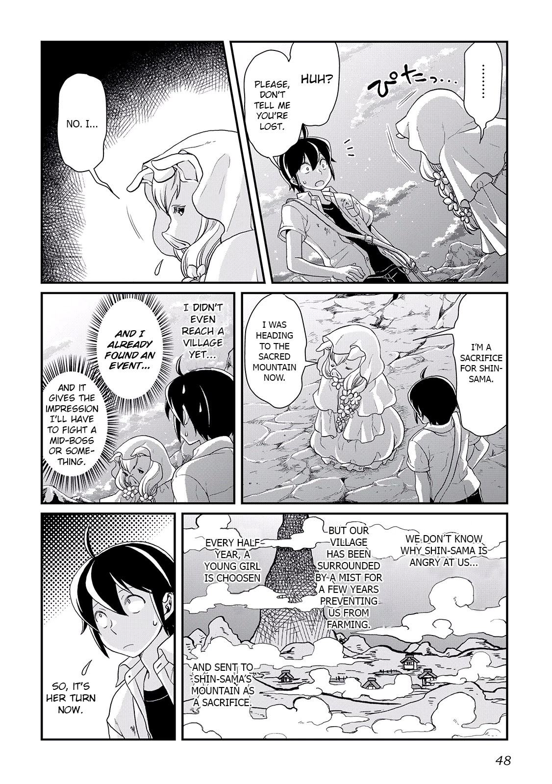 Tsuki ga Michibiku Isekai Douchuu Chapter 2 page 21 - Chapter 2: What Lies Ahead Of The Edge Of The World